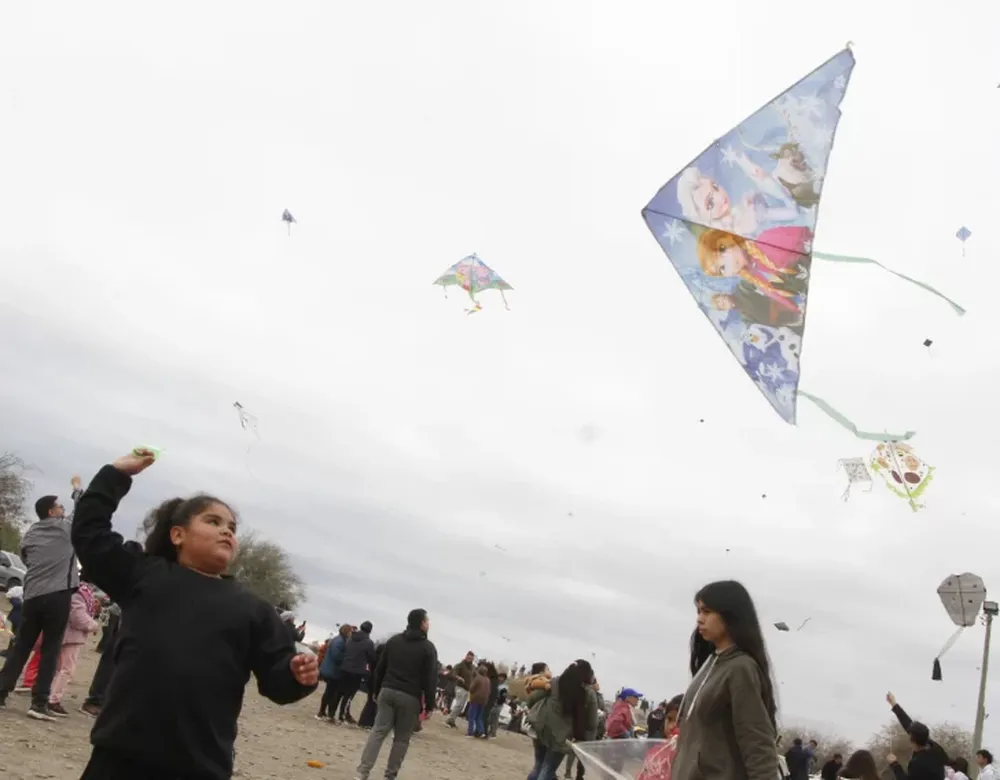 Hicieron volar los barriletes para despedir las vacaciones