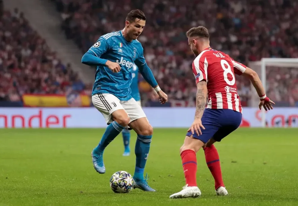 El Atlético del Cholo Simeone rescató un empate como local ante la Juventus de CR7