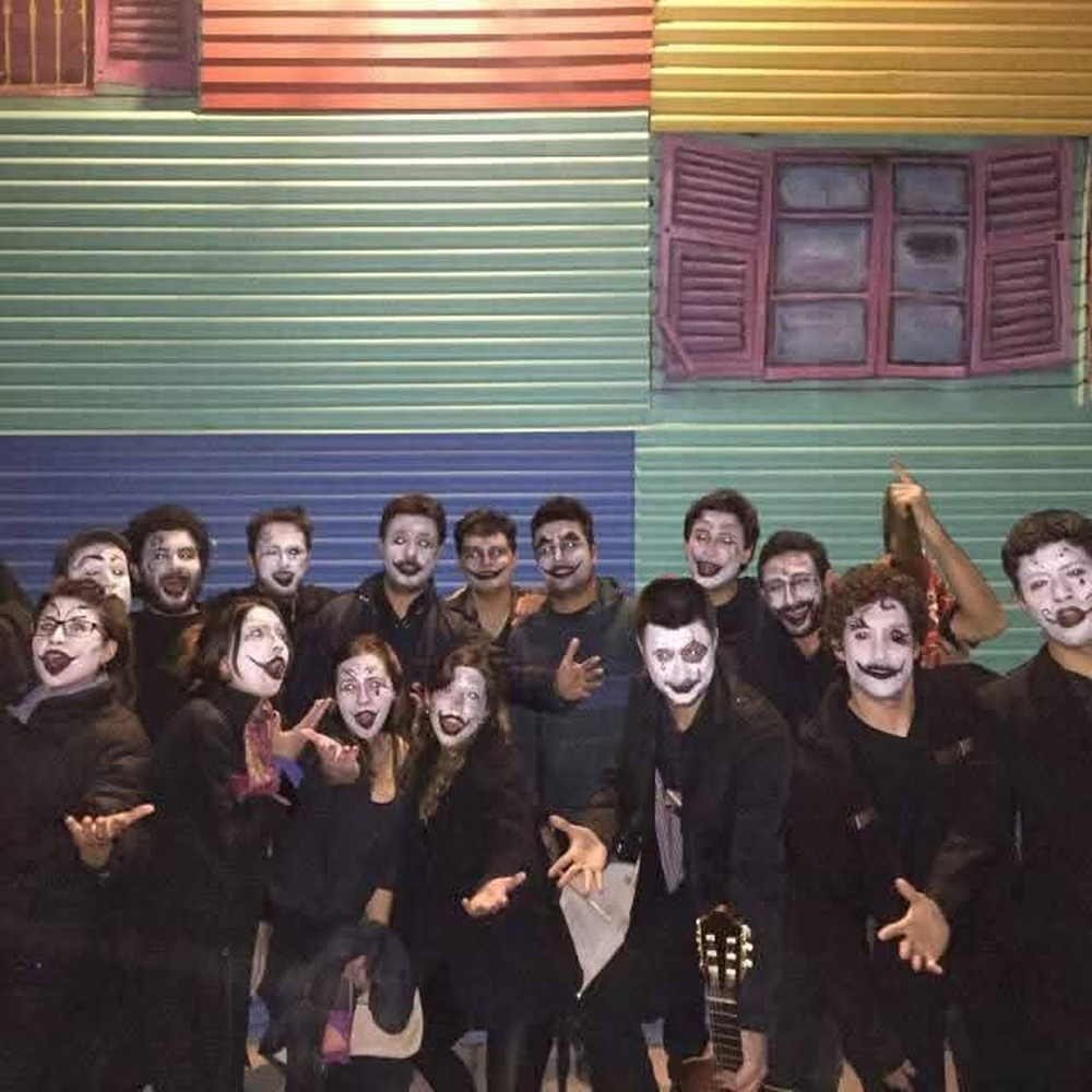 La primera presentación de La Pericana, en el 2016, en Mamadera Bar