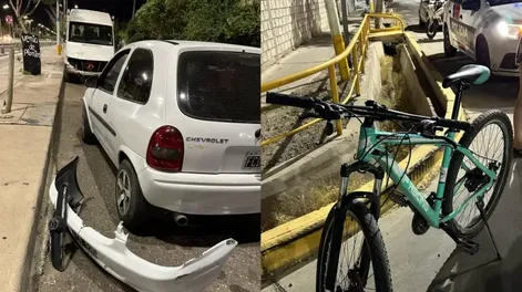 Padre e hija fueron atropellados por un auto en Rawson: la joven tuvo que ser hospitalizada