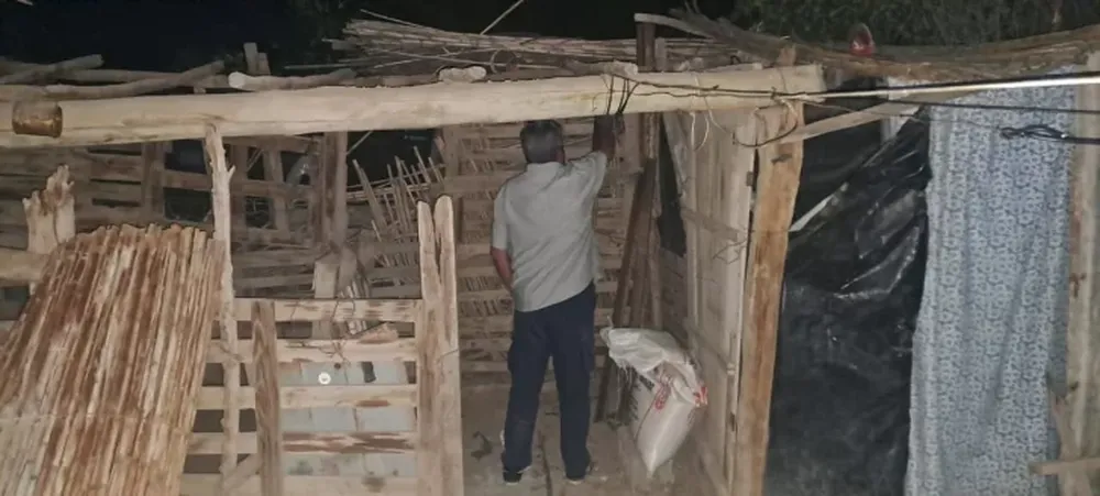 Este es el corral donde ocurrió el accidente