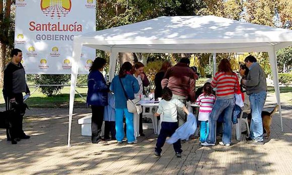 Rabia: en Santa Lucía vacunaron casi 2.000 perros