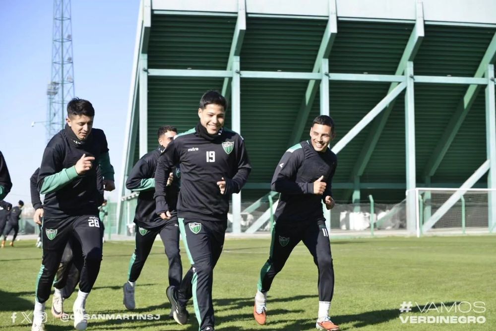 Recuperación. San Martín ya empezó a mirar a Rafaela en la próxima fecha de la Primera Nacional.