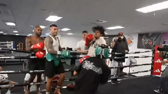 el chino maidana noqueo a un influencer en una sesion de sparring tras recibir un inesperado golpe: me tiraba fuerte el pendejo