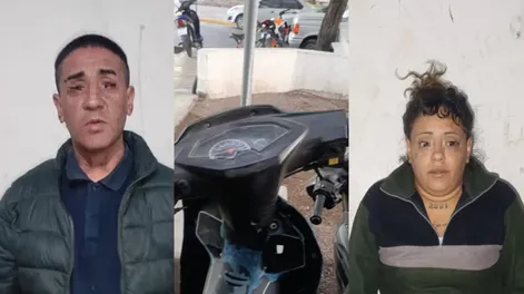 Cayeron cuando escapaban con una moto robada: uno se escondió en un contenedor