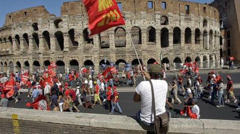Italia, paralizada