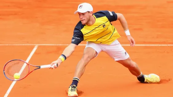 Dura caída de Schwartzman en Suecia