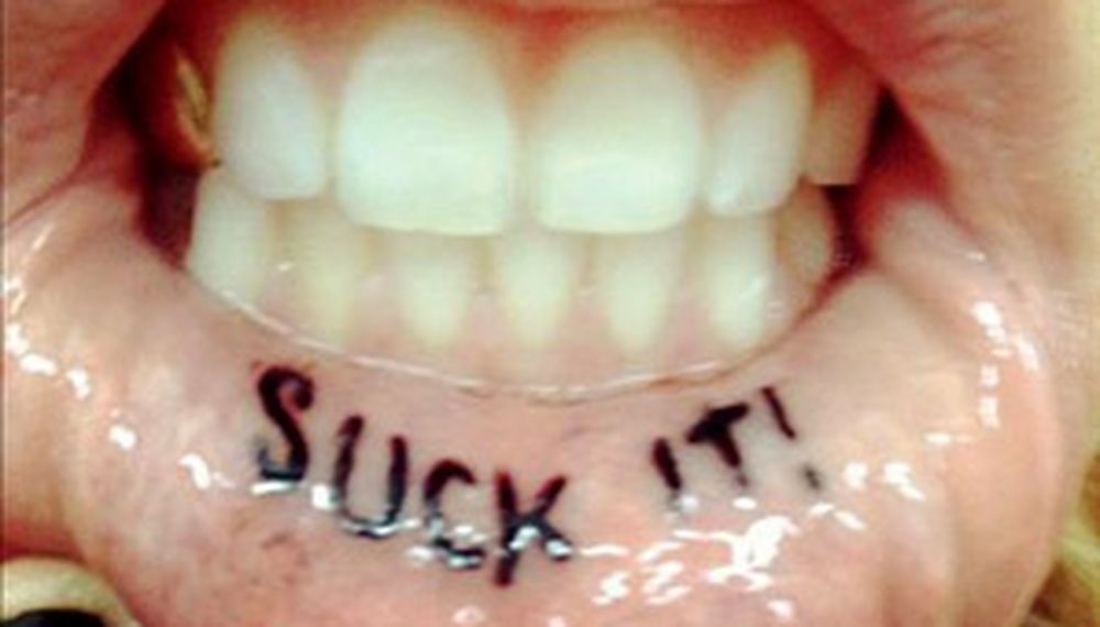 Un tatuaje insólito