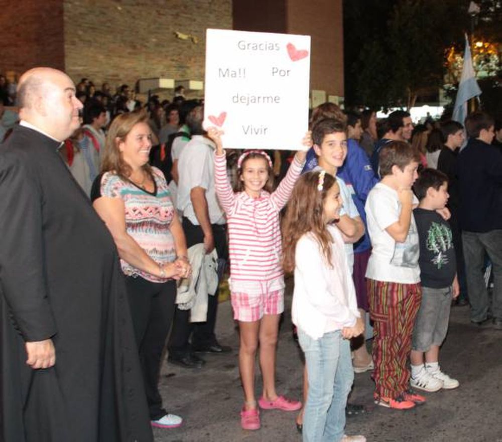 En familia, por el derecho a la vida