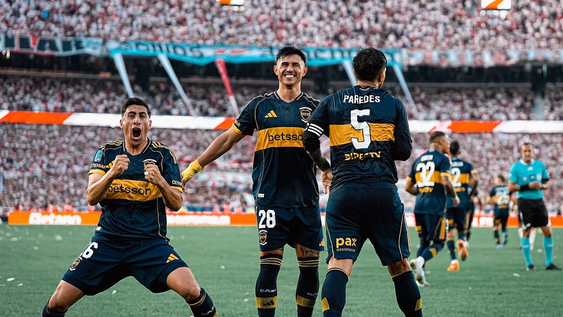 Esto es Boooooooca. El festejo xeneize.