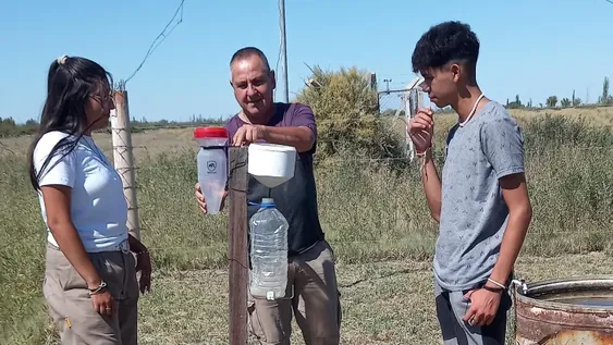 Nuevo pluviómetro para la Agrotécnica Sarmiento