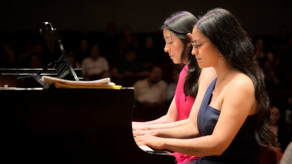 Concierto de piano. Las colombianas Mauret Gaitán y Cynthia Beltrán, en San Juan.