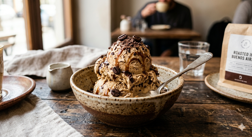 Helado de café con 2 ingredientes: receta fácil, sin azúcar, sin lácteos y muy cremoso