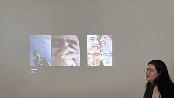 Ivonne Di Césare fue la primera alumna universitaria en usar las instalaciones del Observatorio de la Realidad Virtual Aumentada de la UNSJ para defender su tesis.