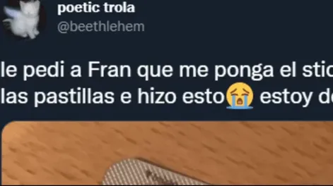 Le pidió al novio que pegara el sticker de las fechas en las anticonceptivas y se hizo viral