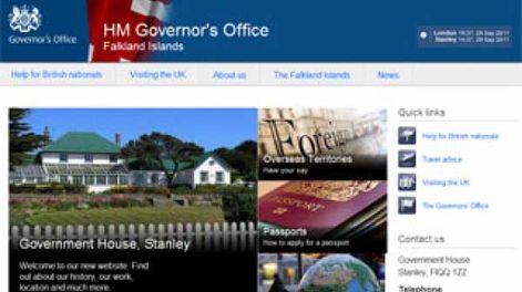 En medio del conflicto diplomático, el Reino Unido lanzó una página web de las Islas Malvinas