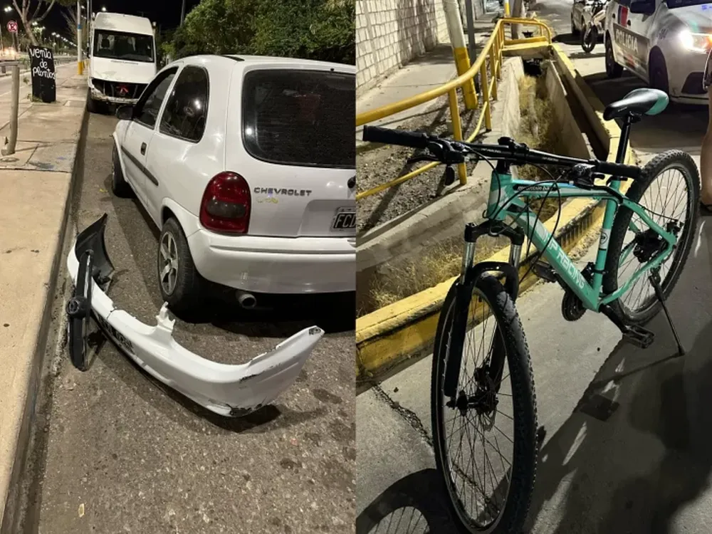 Padre e hija fueron atropellados por un auto en Rawson: la joven tuvo que ser hospitalizada