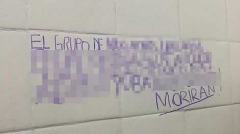 Mensajes intimidatorios.