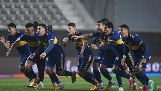Boca: Festejo y desahogo en penales