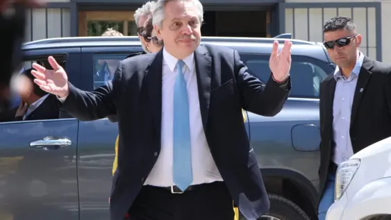 Las fotos de la visita de Alberto Fernández a San Juan