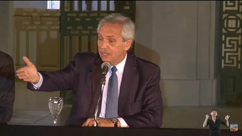 Alberto duro con Macri: “Voy a inaugurar un acueducto que alguien postergó para inaugurar el Paseo del Bajo”