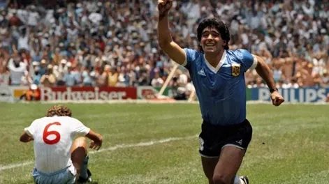 Hace 34 años, Maradona humillaba a Inglaterra
