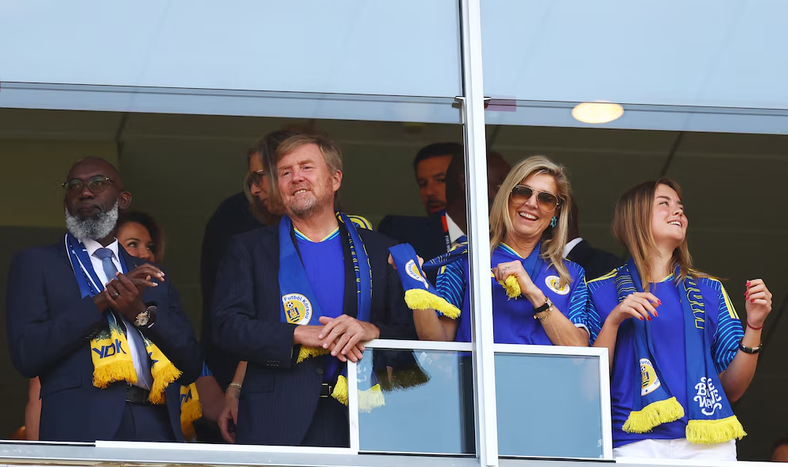La reina Máxima viendo Curazao.