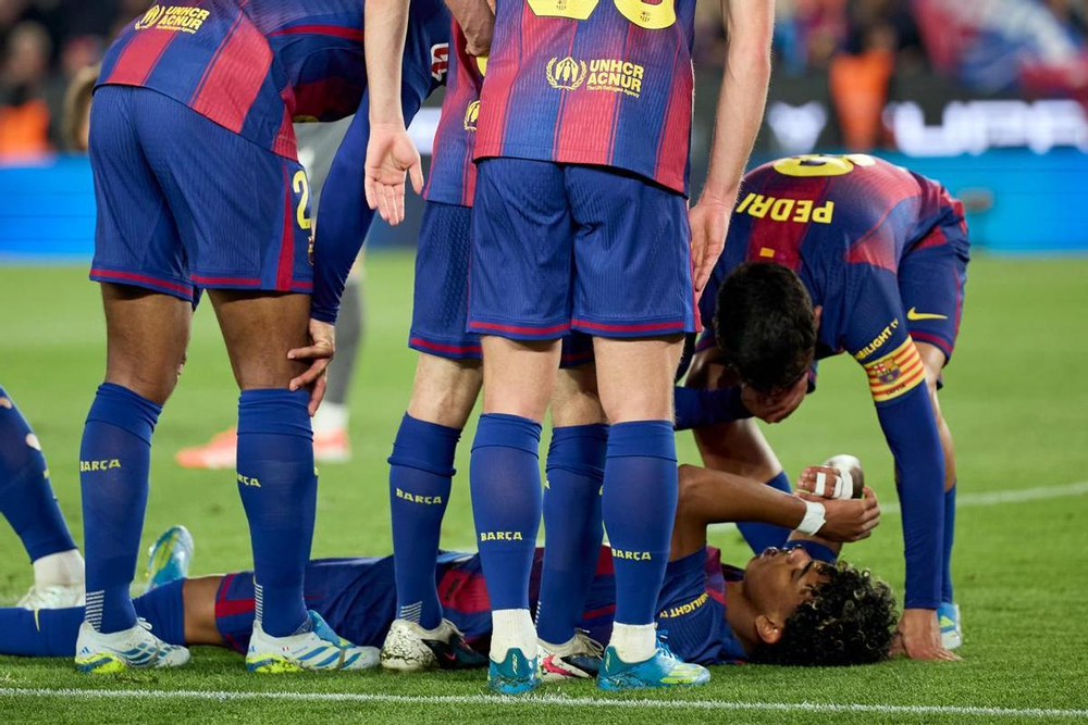 La lesión de Lamine Yamal en Barcelona enciende alarmas por su participación en el Mundial.