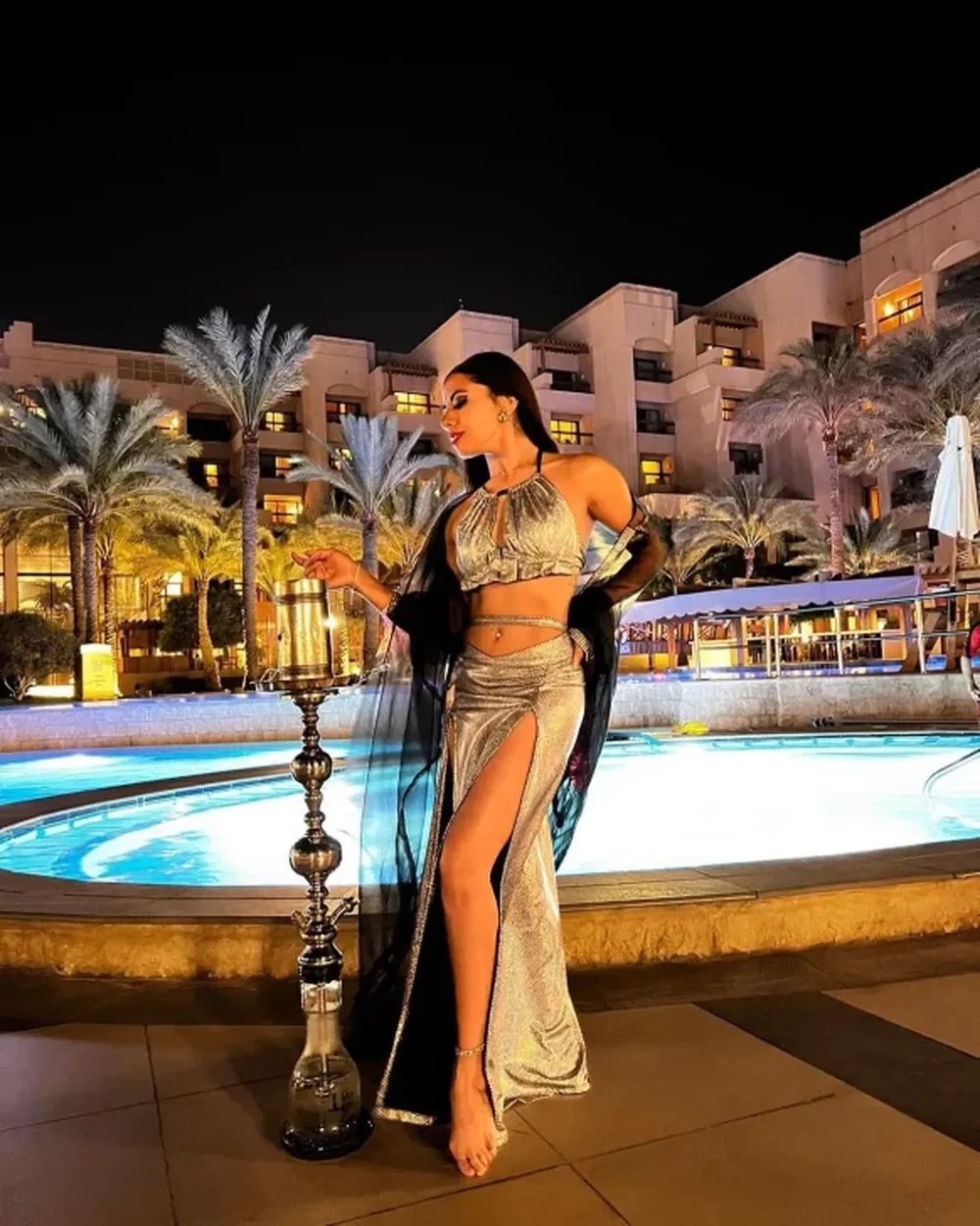 La bailarina sanjuanina que se luce en Oriente