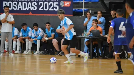Caída. San Juan perdió en Misiones en el arranque del Nacional de Selecciones de futsal.
