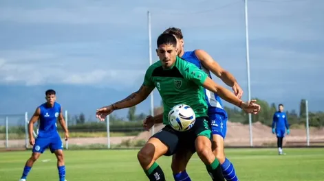 Clave. Nazareno Funez regresó a San Martín para aportar lo suyo en ese sueño de volver a Primera. Uno de los pilares del Verdinegro que arranca en Chacarita.