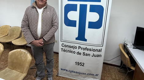 Ricardo Coria, presidente del Consejo Profesional Técnico de San Juan. Foto: Gentileza
