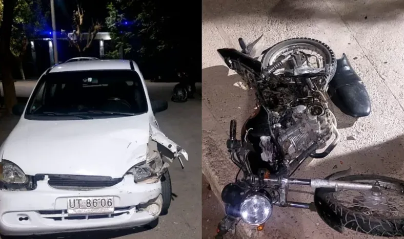 Un motociclista chocó contra un conductor chileno que iba con casi el doble de alcohol en sangre