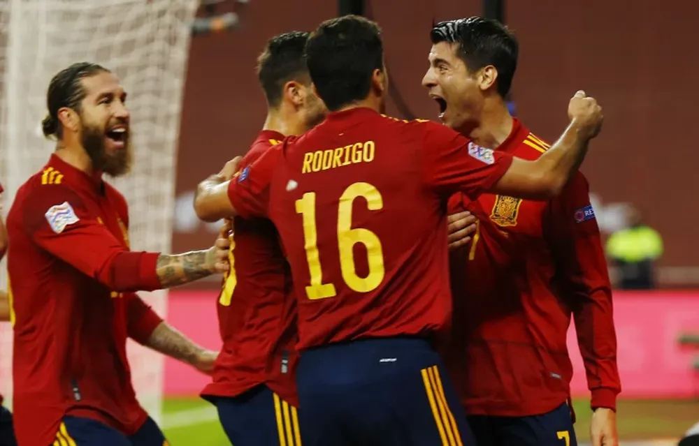 España fue la furia de goles