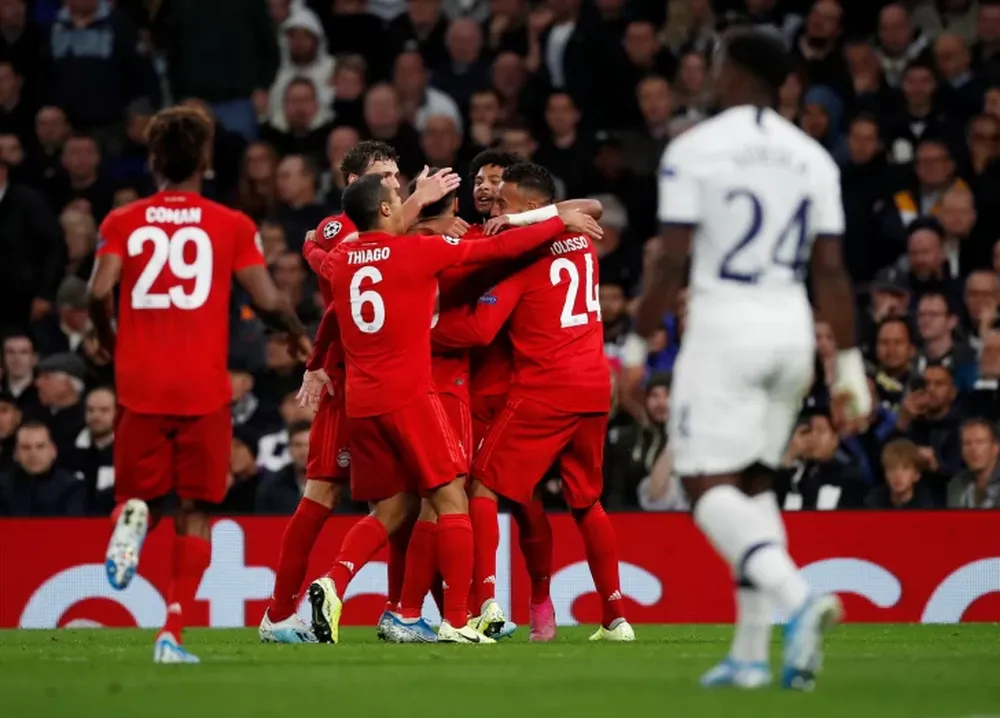 El Bayern Munich aplastó a domicilio al Tottenham de Pochettino