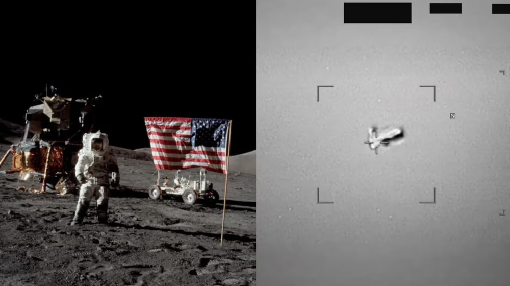 El relato desclasificado de dos astronautas del Apolo 17 sobre un presunto encuentro con OVNIS.