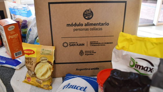 Los módulos incluyen productos aptos para personas que necesitan mantener una alimentación libre de gluten.