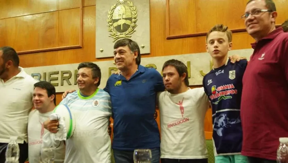 Hourcade estuvo en San Juan durante el anuncio de Los Pumas-Gales