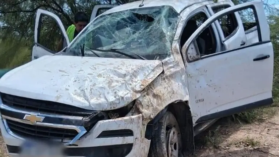 Así quedó el vehículo accidentado.