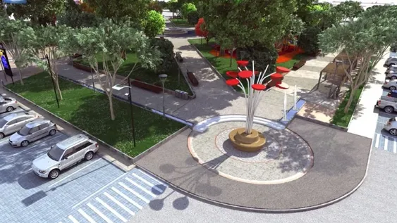 Una plaza principal que convertirán en un paseo integrador y moderno