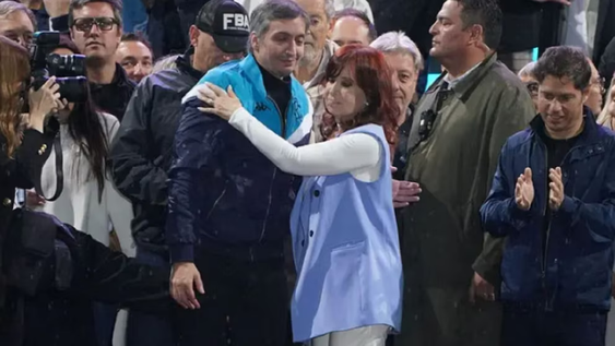 Cristina Kirchner y Maximo Kirchner.