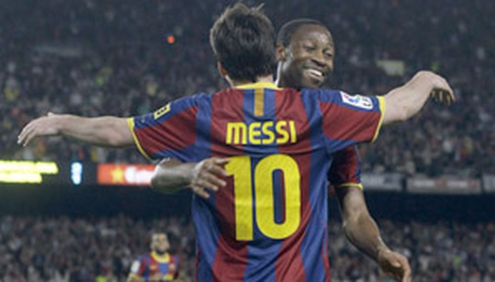 Con dos goles de Messi, Barcelona venció al Almería
