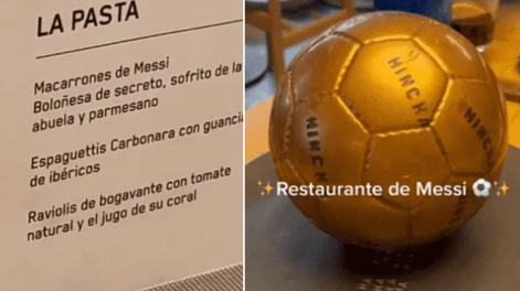 Fue al restaurante de Messi, comió fideos, mostró el ticket y sorprendió a todos