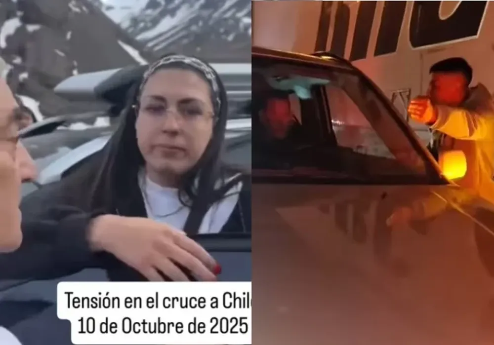 VIDEOS: tensión y peleas en el cruce a Chile por los colados.