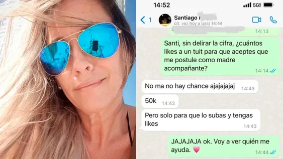 Una mujer pide ayuda en Twitter para ir con su hijo de viaje de egresados: necesita 50.000 likes