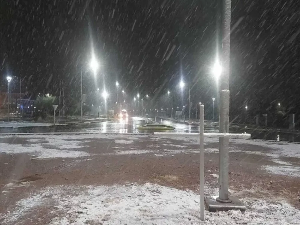 Nieva en gran parte de Mendoza