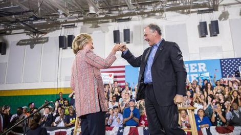 El Senador Tim Kaine será el compañero de fórmula de Hilary Clinton