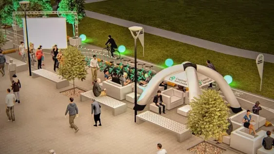 El stand de Capital será una ciclovía, con monopatines incluidos