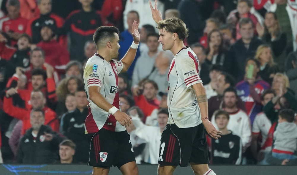 Facundo Colidio fue el autor del segundo gol de River.