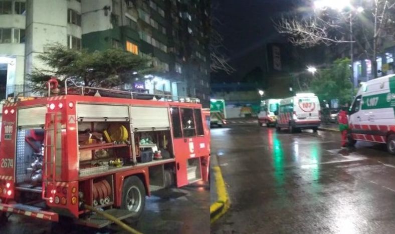 Trágico incendio en un edificio: murió un nene de siete años y hay otra menor grave